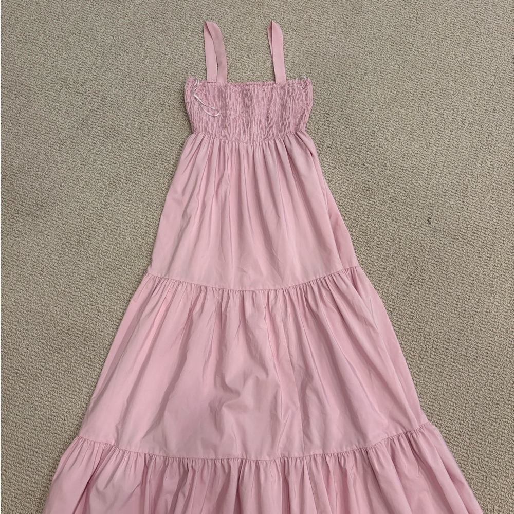 Zara Light Pink Tiered Dress